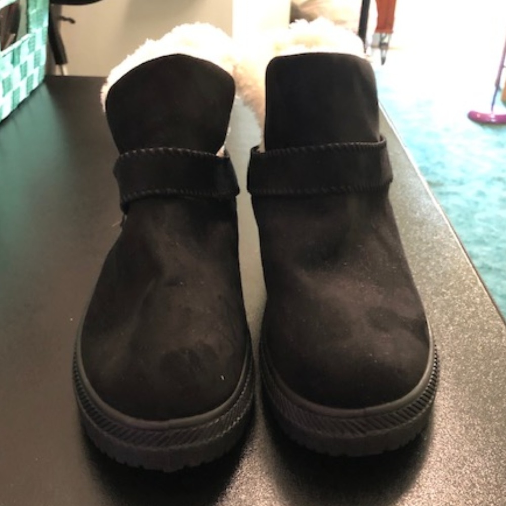 GIFC Warm Winter Flat Snow Short Boots